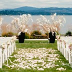 Flora Nova Design Seattle Wedding ceremony arch