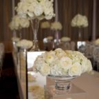 Elegant formal white four seasons wedding Seattle Flora Nova Design
