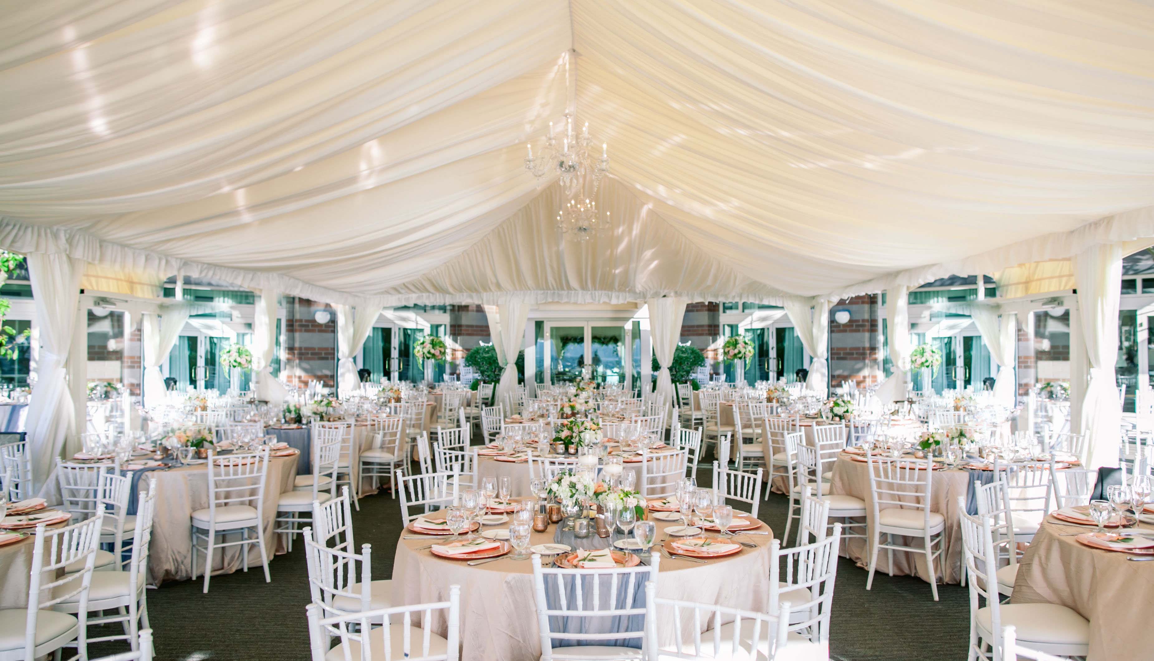 Laura & Lorenzo's Blush Waterfront Woodmark Wedding - Flora Nova Design ...