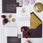 Elegant purple Seattle Fairmont Wedding Flora Nova Design
