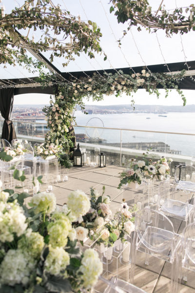 A Seattle Rooftop Wedding - Flora Nova Design - Premier Event Design ...