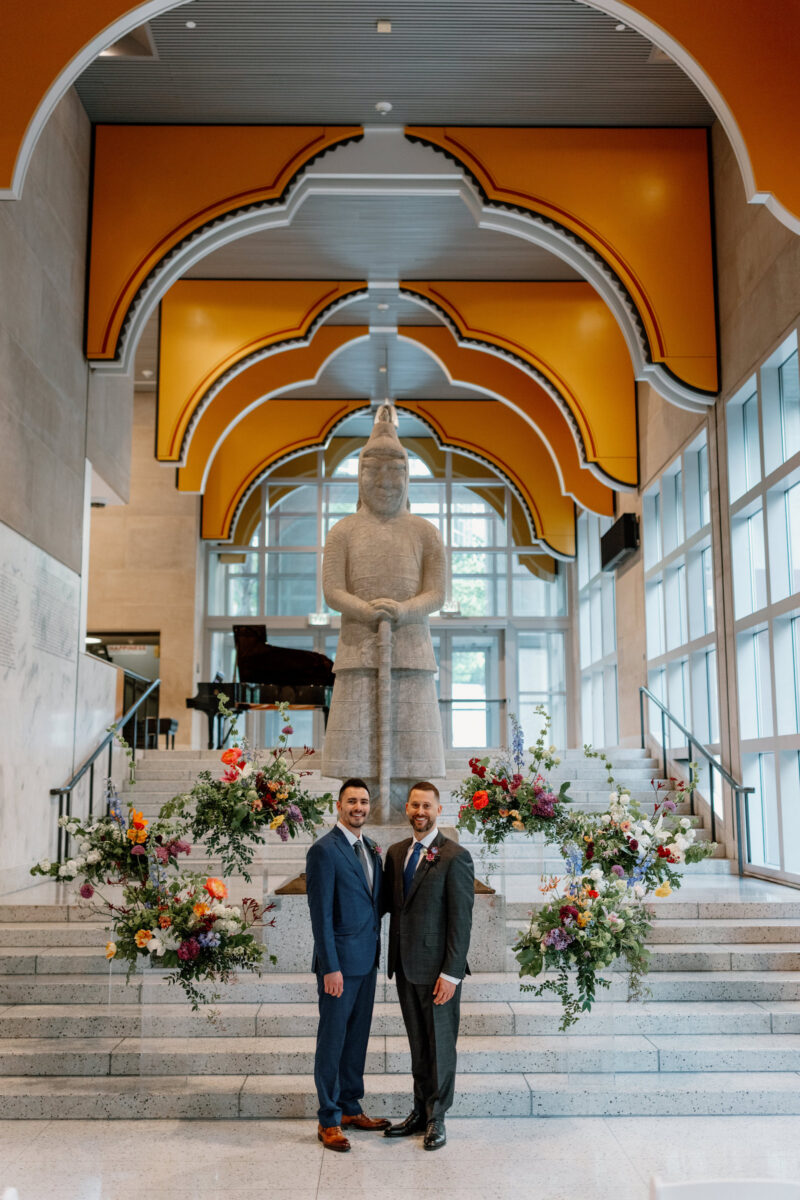 Seattle Art Museum Wedding by Flora Nova Design.